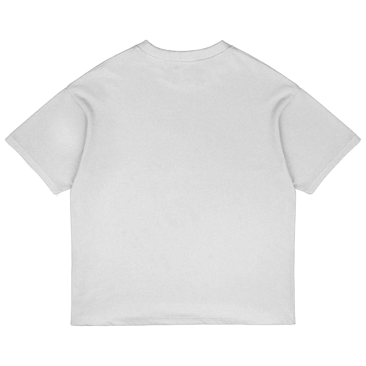 "EMBROIDERED LOGO" WHITE TEE