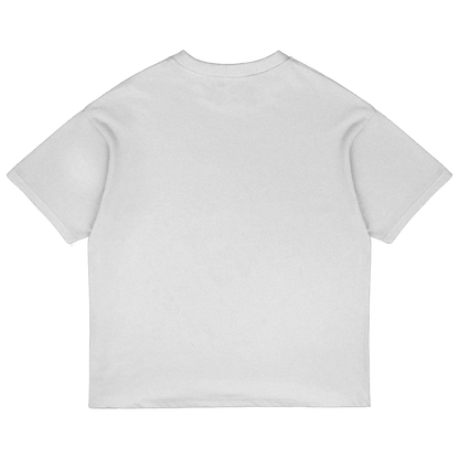 "EMBROIDERED LOGO" WHITE TEE